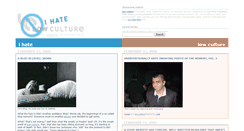 Desktop Screenshot of ihate.lowculture.com