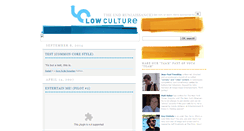 Desktop Screenshot of lowculture.com